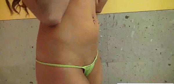  Girl Strip And Insert In Holes All Kind Of Stuffs vid-18